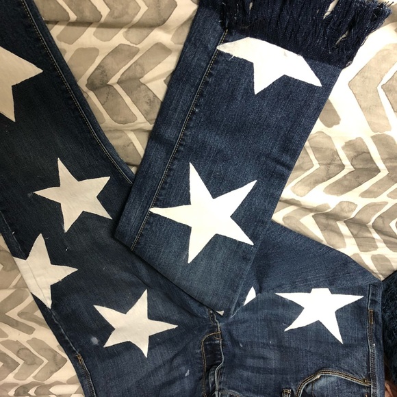 Handpainted Old Navy Jeans - Picture 2 of 5
